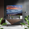 Waves Brushed Aluminium Dibond Wall Art by Insigneart USA
