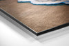 Sunset at the Beach Brushed Aluminium Dibond Wall Art by Insigneart USA