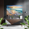 Sunset at the Beach Brushed Aluminium Dibond Wall Art by Insigneart USA