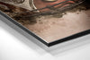 VW Bus Brushed Aluminium Dibond Wall Art by Insigneart USA