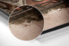 VW Bus Brushed Aluminium Dibond Wall Art by Insigneart USA