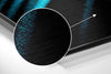 Brushstroke Brushed Aluminium Dibond Wall Art by Insigneart USA