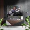 Ape the Thinker Brushed Aluminium Dibond Wall Art by Insigneart USA