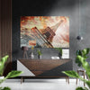 Eiffel Tower Brushed Aluminium Dibond Wall Art by Insigneart USA