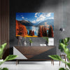 Lake View Brushed Aluminium Dibond Wall Art by Insigneart USA