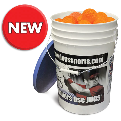 BUCKET OF MAXIMUM VELOCITY, LIGHT-WEIGHT STING-FREE® PRACTICE BASEBALLS - The Bat Flip Shop 