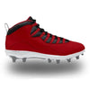 "Bulls” Jordan 10 TD Mid Cleats by Stadium Custom Kicks