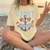 Newport Sailing Graphic Tee – Coastal Anchor Shirt by Hey Jude Graphic Tees