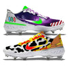 "Buzz & Woody" Nike Alpha Huarache Elite 3 Low Cleats by Stadium Custom Kicks