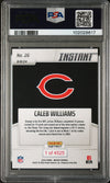 Graded 2024 Panini Instant NFL Caleb Williams #26 Rookie RC Football Card PSA 10 Gem Mint