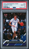 Graded 2024 Topps Bowman U Now Cooper Flagg #25 Purple /25 Rookie RC Basketball Card PSA 10 Gem Mint