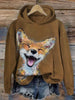 Women’s 3D Digital Print Hoodie – Casual Graphic Sweatshirt by FitiqueFit