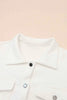 Cloudy Blue Snap-Front Collared Jacket with Pockets Lightweight and Versatile Jacket by Stevvex