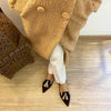 Women's Suede Pointed Toe Tassel Flats – Shallow Mouth Low Heel Casual Shoes by FitiqueFit