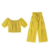 High-Waist Flared Pants & Top Two-Piece Set – 7 Colors, S–2XL by FitiqueFit