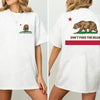 "DON'T POKE THE BEAR" 2-Sided T-Shirt - Protest Bear Unisex Tee by Dog Mom Hat