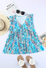 Multicolor Abstract Print Boho Flounce Hem Sleeveless Shirt