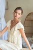 Tie Back V-Neck Ruffle Sleeve Summer Dress For Women – Elegant, Chic & Trendy V-Neck Fluttering Dress with Ruffles & Tie Detail by Stevvex