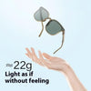 Folding Sunglasses with Case – 13 Colorways Fashion Eyewear by FitiqueFit