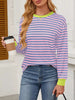 Striped Long Sleeve Casual T-Shirt by Simply Love