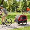 Dog Bike Trailer for Small & Medium Dogs, Universal Bicycle Coupler, Flip-Down Ramp Tailgate by Furr Baby Gifts