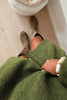Green Oversize Drop Shoulder Slouchy Sweater Dress by Wild and Free Boutique
