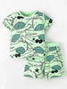 Children's Crocodile Print T-Shirt and Shorts Set by Simply Love