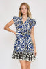 Floral Ruffled Cap Sleeve Tiered Dress For Women – Feminine Floral Print Dress with Ruffled Cap Sleeves and Playful Tiered Design by Stevvex