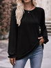 Ruffle Cuff Long Sleeve T-Shirt by Simply Love