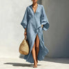 Women's Batwing Sleeve Loose Maxi Resort Dress by FitiqueFit