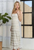 Lace Scoop Neck Midi Cami Dress – Elegant Lace Scoop Neck Dress with Romantic Detailing for Formal Events and Special Occasions by Stevvex
