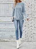 Casual Decor Button Long Sleeve T-Shirt by Simply Love