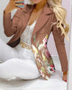Women's Printed Coat & Trousers Two-Piece Set – 19 Prints, Casual Fashion Suit by FitiqueFit