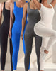 Women’s Ribbed Sleeveless Jumpsuit by FitiqueFit