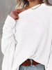 Waffle Knit Boat Neck T-Shirt by Simply Love