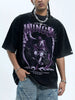 Men's Graphic Short Sleeve Oversized T-Shirt by Simply Love