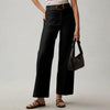 Plus Size High Waisted Slimming Solid Color Suit Pants by FitiqueFit