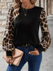 Leopard Long Sleeve Round Neck T-Shirt by Simply Love