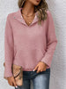 Textured Quarter Snap Sweatshirt by Wild and Free Boutique