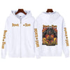 Printed Zipper Sweater Unisex Hoodie Coat by FitiqueFit