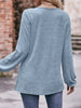 Ruffle Cuff Long Sleeve T-Shirt by Simply Love