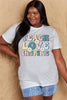 Simply Love Full Size TEACH LOVE INSPIRE Graphic Cotton T-Shirt by Simply Love