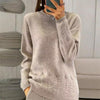 Women's Solid Color 3D Floral Embroidered Sweater by FitiqueFit