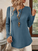 Plus Size Casual Waffle Knit Long Sleeve T-Shirt by Simply Love