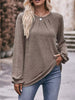 Ruffle Cuff Long Sleeve T-Shirt by Simply Love