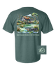 Swamp Shack Men's Short Sleeve Southern Down Outfitters Tee by DoodleBug's