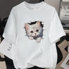 Womens Trendy Stylish Cotton Short-sleeve Top by My Store
