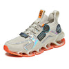 Hollow Blade Shock Absorption Sports Shoes Summer Breathable Flying Woven Casual Shoes by My Store