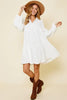 Johnny Collar Balloon Sleeve Mini Dress For Women – Trendy, Fluttering, Fashion-Forward & Chic Statement Dress by Stevvex