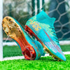 Men's Outdoor Training Gold-plated Bottom High-top Soccer Shoes by My Store